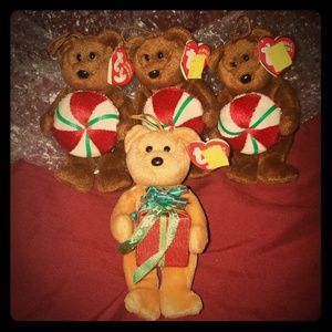 TY Christmas Bears 4/$20